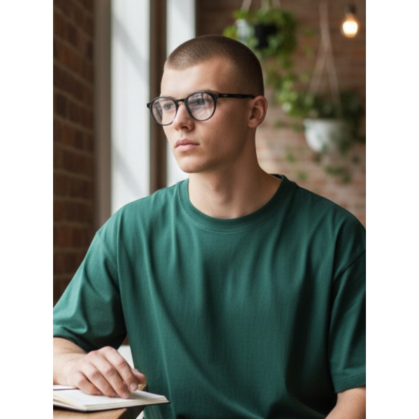 Armação de Óculos SP5031 Redondo Preto